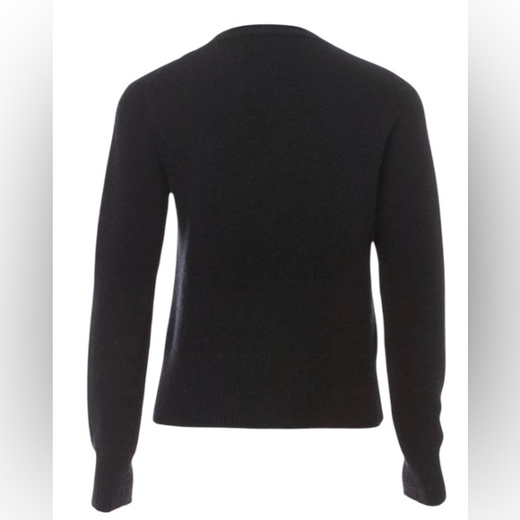 Gucci black wool diamanté heart chain jumper - Picture 2 of 7